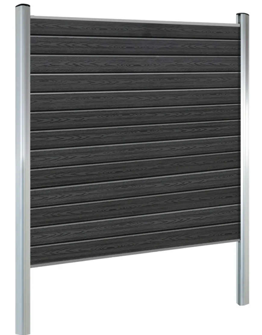 Kirkedal Alu hegn startsæt 184 x 180 cm