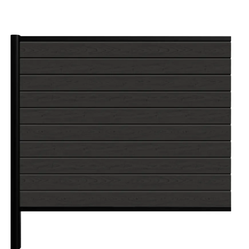 Kirkedal Alu Light hegn tilkøbssæt sort 156 x 150 cm