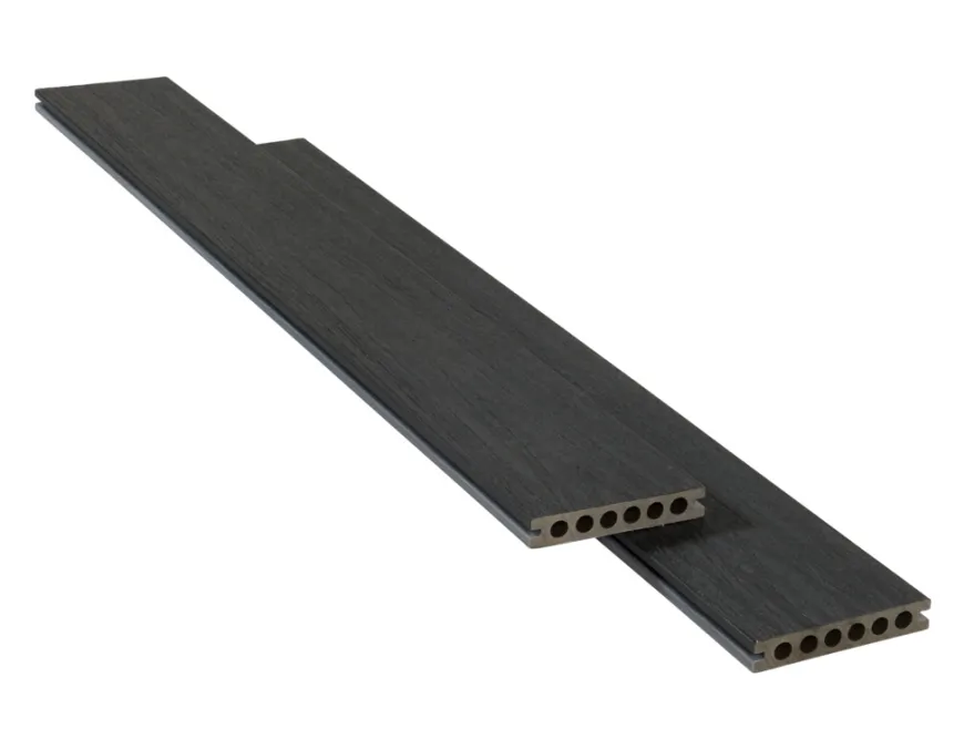 Kirkedal Heimdal terrassebrædder komposit Black/Grey 22x130x6000 mm