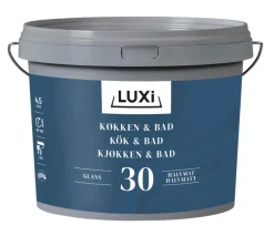 Køkken & Bad 30 vægmaling hvid 4,5 liter - LUXI®