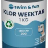 Klor WeekTab langsomklor 1 kg - Swim & Fun