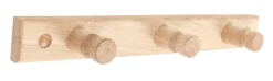 Knagerække fyrretræ 30 cm