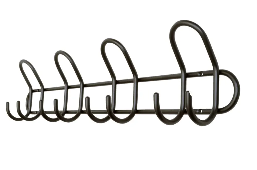 Knagerække P-4 sort 54,5 cm