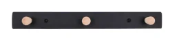 Knagerække sort/bøg 28 cm