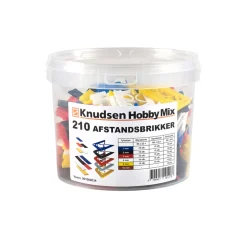 Knudsen Kilen Hobby Mix afstandsbrikker - 210 stk.