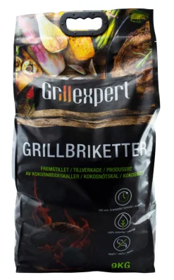 Kokosbriketter 9 kg - Grillexpert®