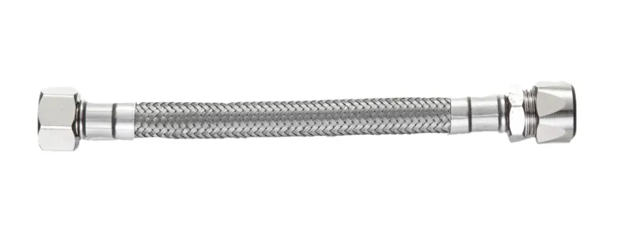 Kombi Flex forlængerslange 25 cm 10 mm x 3/8" omløber