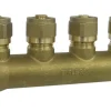 Komplet fordelerrør 4 tilslutninger 3/4" x 15 cm
