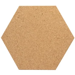 Korkpanel sekskant natur 6 stk.