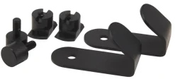 Krog t/akustikpanel 5 x 2,5 cm sort 2-pk.