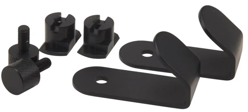 Krog t/akustikpanel 5 x 2,5 cm sort 2-pk.
