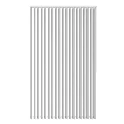Lamelgardin hvid 300 x 250 cm