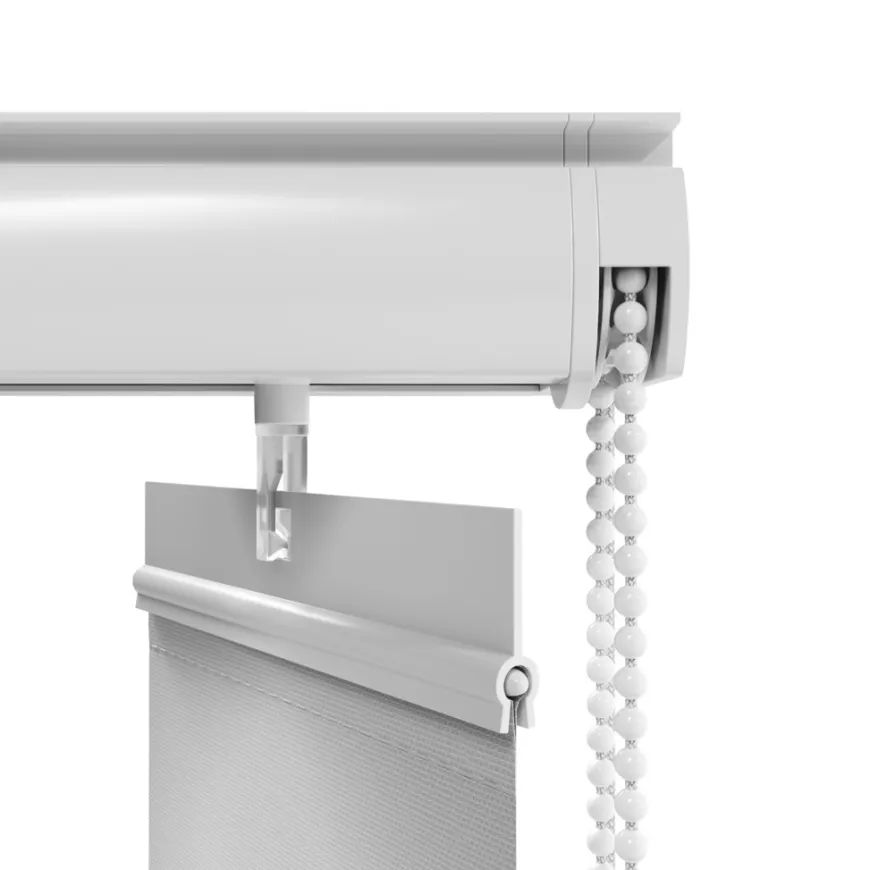 Lamelgardin hvid 100 x 250 cm
