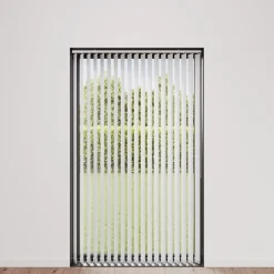 Lamelgardin hvid 200 x 250 cm