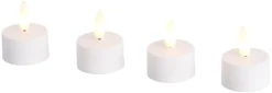 LED-fyrfadslys med 3D-flamme 4 stk. - DAY