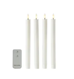 LED-kronelys 4-pk.