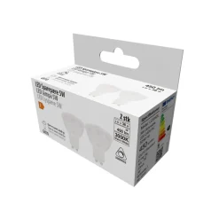 LED-spotpære 5 W GU10 dæmpbar 2-pk.