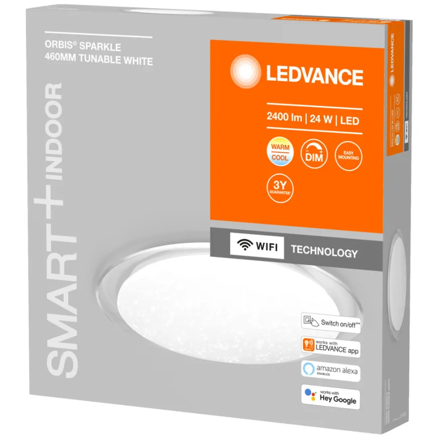 LEDVANCE SMART+ Orbis Sparkle plafond Ø46 cm