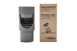 Lindsolutions regnvandsventil til nedløbsrør 75 mm