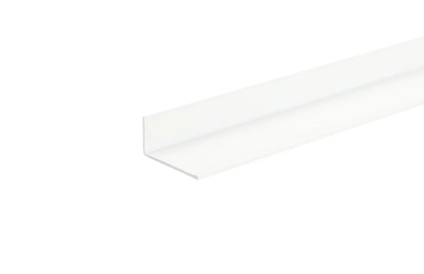 Listeprofil aluminium hvid 10 x 15 x 1000 mm