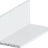 Listeprofil aluminium hvid 25 x 25 x 1000 mm