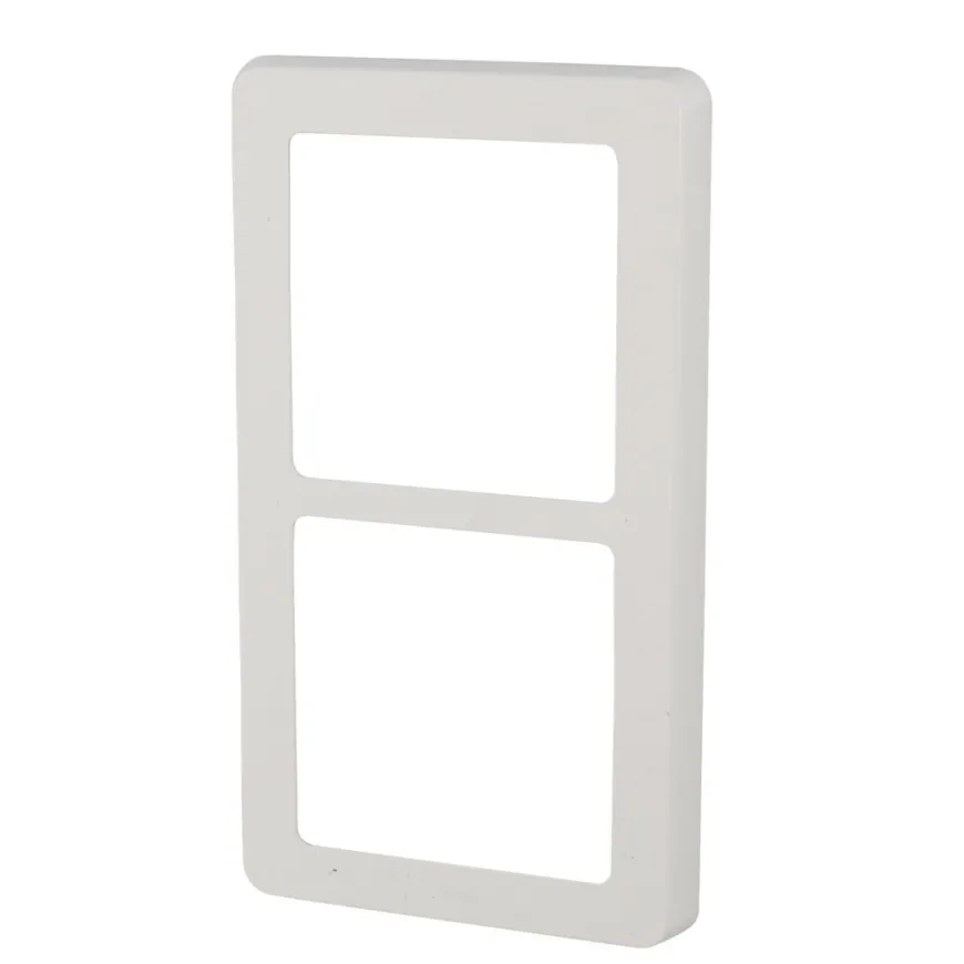 LK FUGA® designramme Base 63 2×1 modul lodret hvid