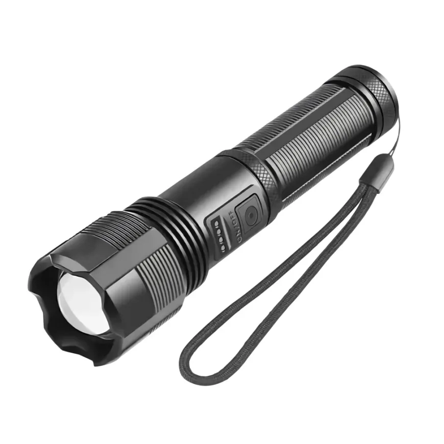 Lommelygte genopladelig aluminium 1000 lumen