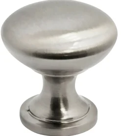 Møbelknop satinfinish Ø27,5 mm