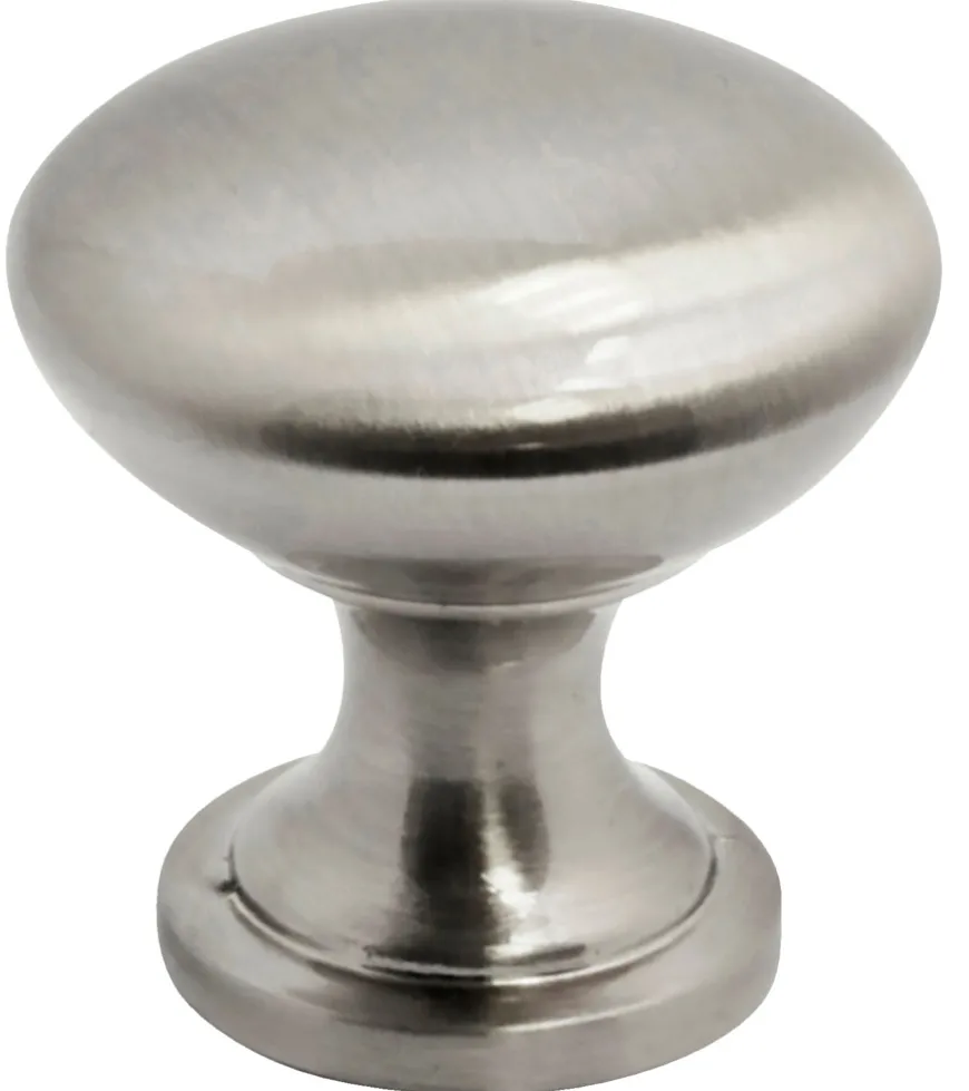 Møbelknop satinfinish Ø27,5 mm