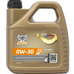 Motorolie 0W-30 C2 fuldsyntetisk - 4 liter
