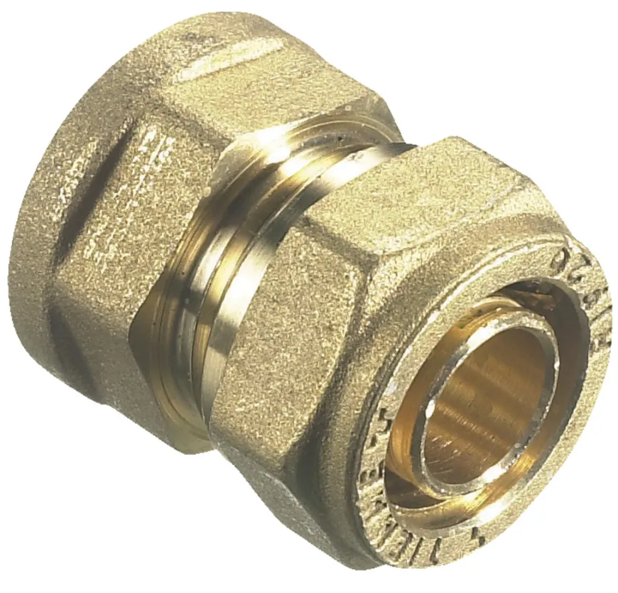 Muffe til PeX rør i gulvvarme 1/2" x 20 mm