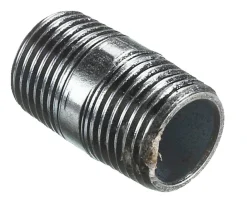 Nippelrør sammenskåret galvaniseret 1/2"