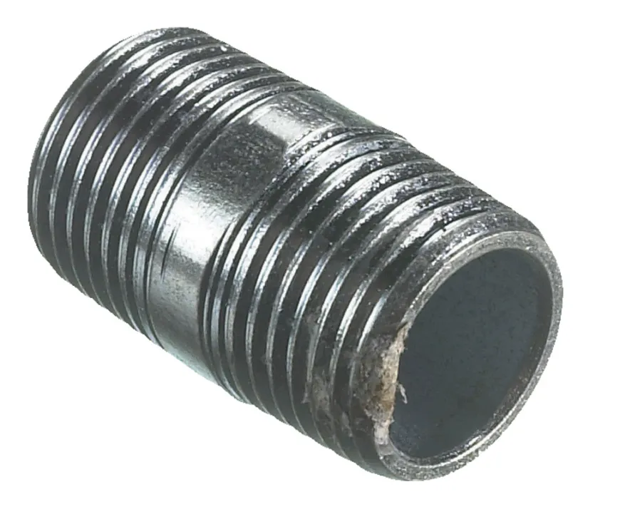 Nippelrør sammenskåret galvaniseret 3/4"
