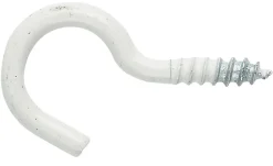 NKT Fasteners skruekrog 3,5 x 60 mm hvid 4 stk.