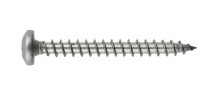 NKT Fasteners spunskrue panhoved rustfri 4,0 x 25 mm 20 stk.