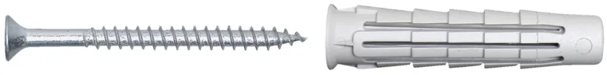 NKT Fasteners T6 universaldyvel m/skrue 6 x 45 mm 8 stk.