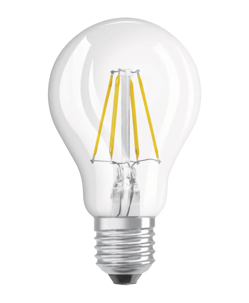 Osram LED Base standardpære E27 4 W 2-pk.