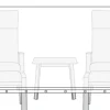 Overtræk til havemøbelsæt L170 x B130 x H85 cm - Sunlife®