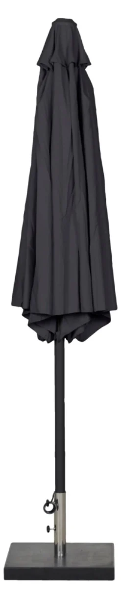 Parasol Arizona sort m/krank & tilt Ø300 cm - Sunlife®