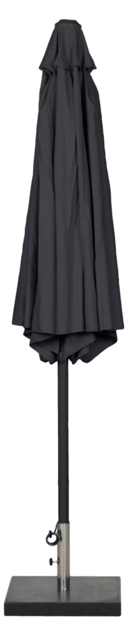 Parasol Arizona sort m/krank & tilt Ø300 cm - Sunlife®