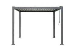 Pergola m/justerbart tag 3 x 3 meter - Sunlife®