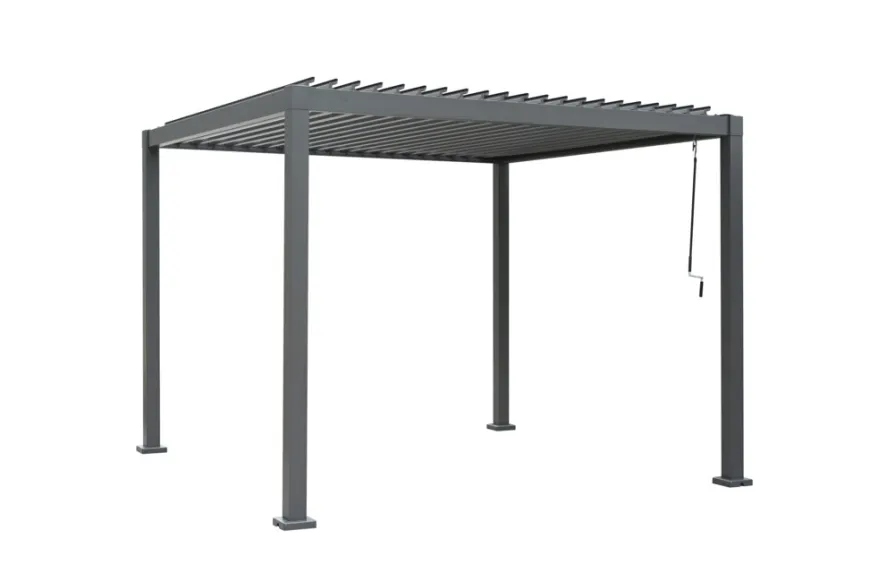Pergola m/justerbart tag 3 x 3 meter - Sunlife®