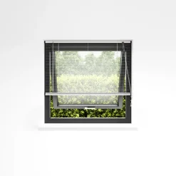 Persienne aluminium hvid 80 x 130 cm