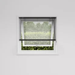 Persienne aluminium sort 140 x 130 cm