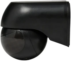 PIR-sensor 180° indendørs/udendørs sort - Elworks