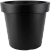 Plastkrukke sort Ø40 x H35,9 cm