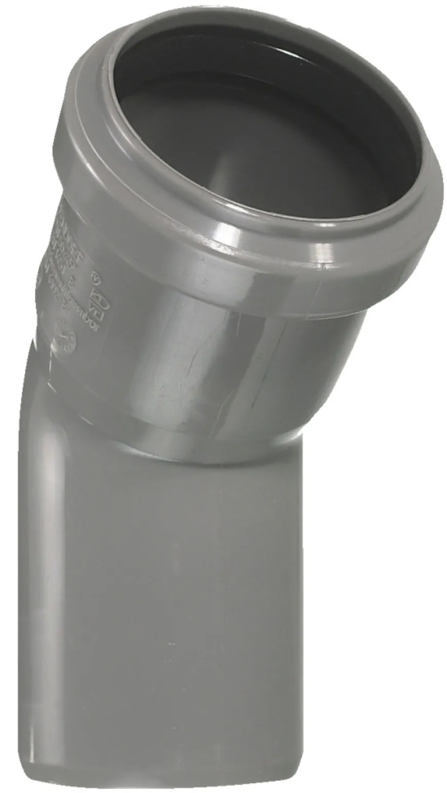 PP bøjning grå 40 mm x 45 gr.