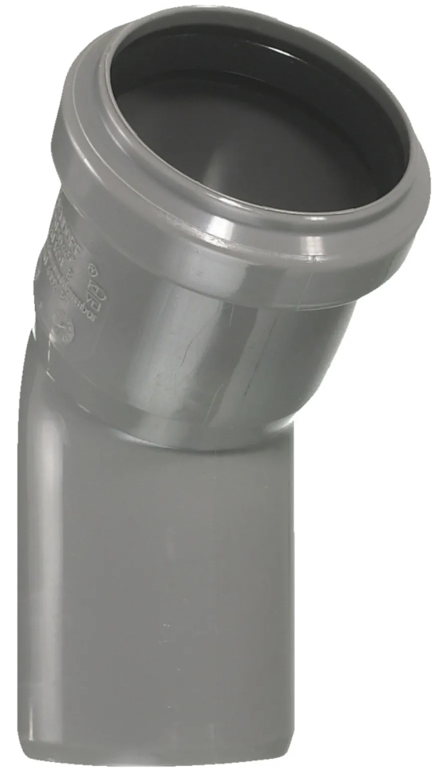 PP bøjning grå 32 mm x 45 gr.