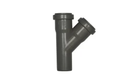 PP grenrør grå 40 mm x 45 gr