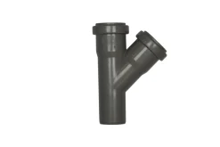 PP grenrør grå 50 mm x 45 gr